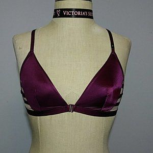 VS silky triangle bralette Small NWT